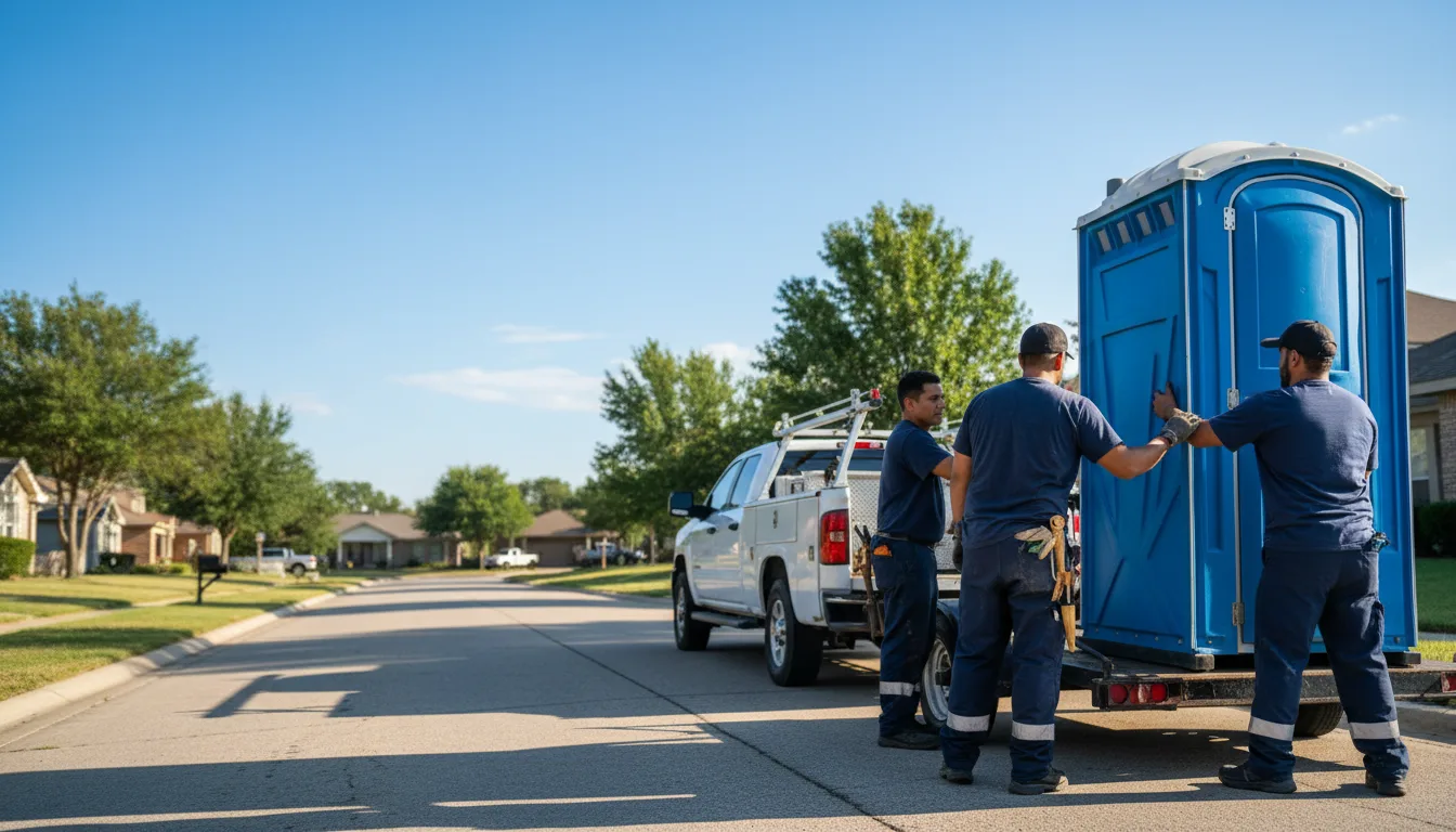 Portable Toilet Rental in Schulter, OK near me